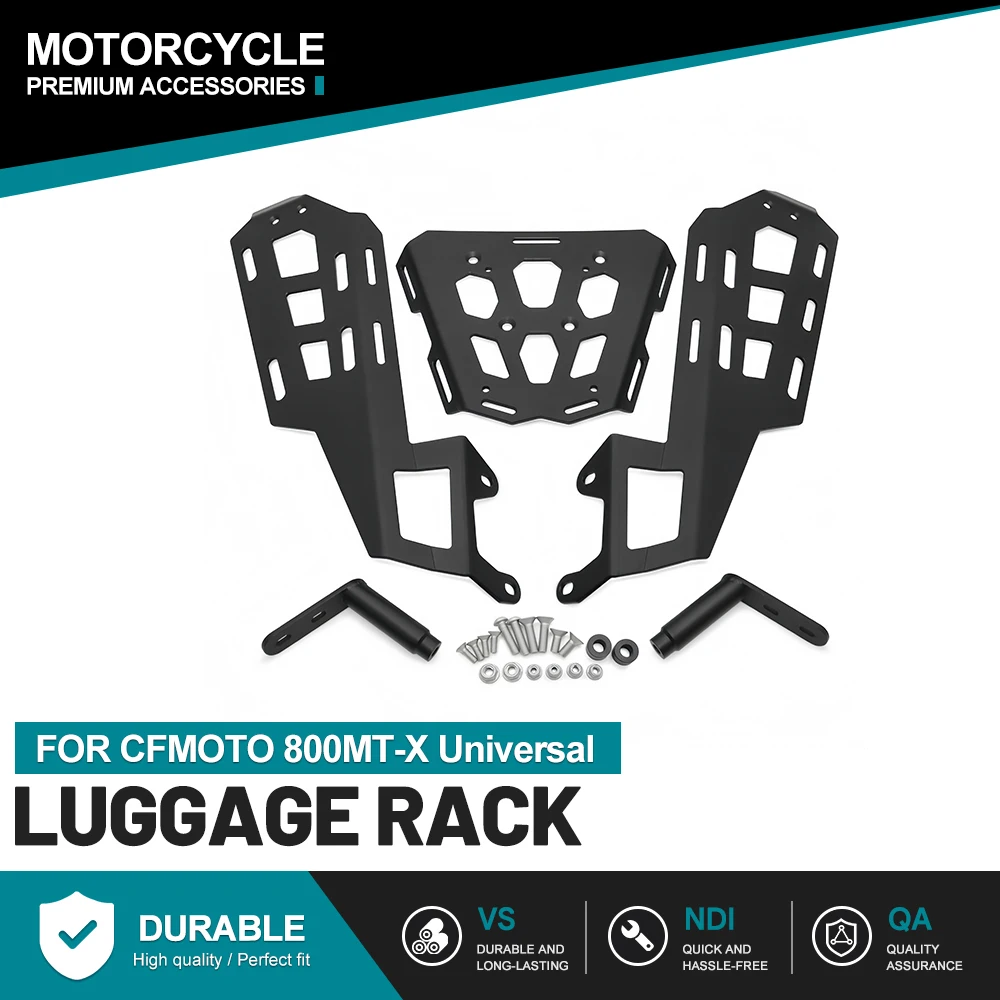 Motorcycle Rear Cargo Rack Tail Bag Luggage Bracket Tailbox Support Suitable For CFMOTO 800MT-X 2024-2026 Motorbike Rear Rack