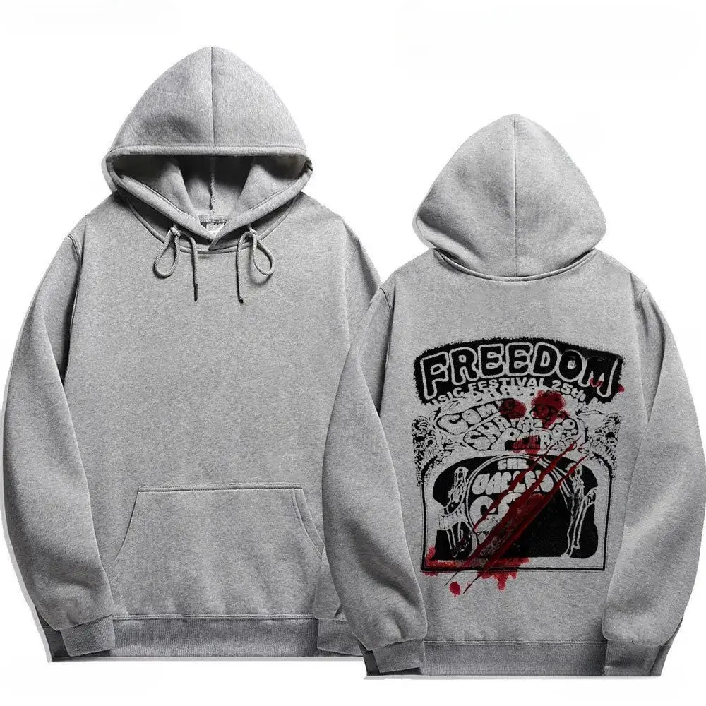 Hoodie The Scream of Fear Gaya Baru, Sweatshirt Unisex, Adalah Hoodie Katun Murni Berlengan Panjang, Longgar, dan Nyaman