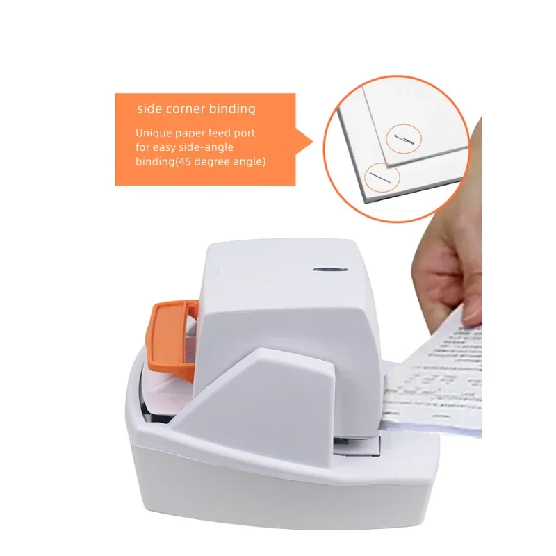 

Upgrade Flat Needle Automatic Light-sensing Intelligent Electric Stapler Ral Thickening 70 Pages A4 Paper Labor-saving Multi-fun