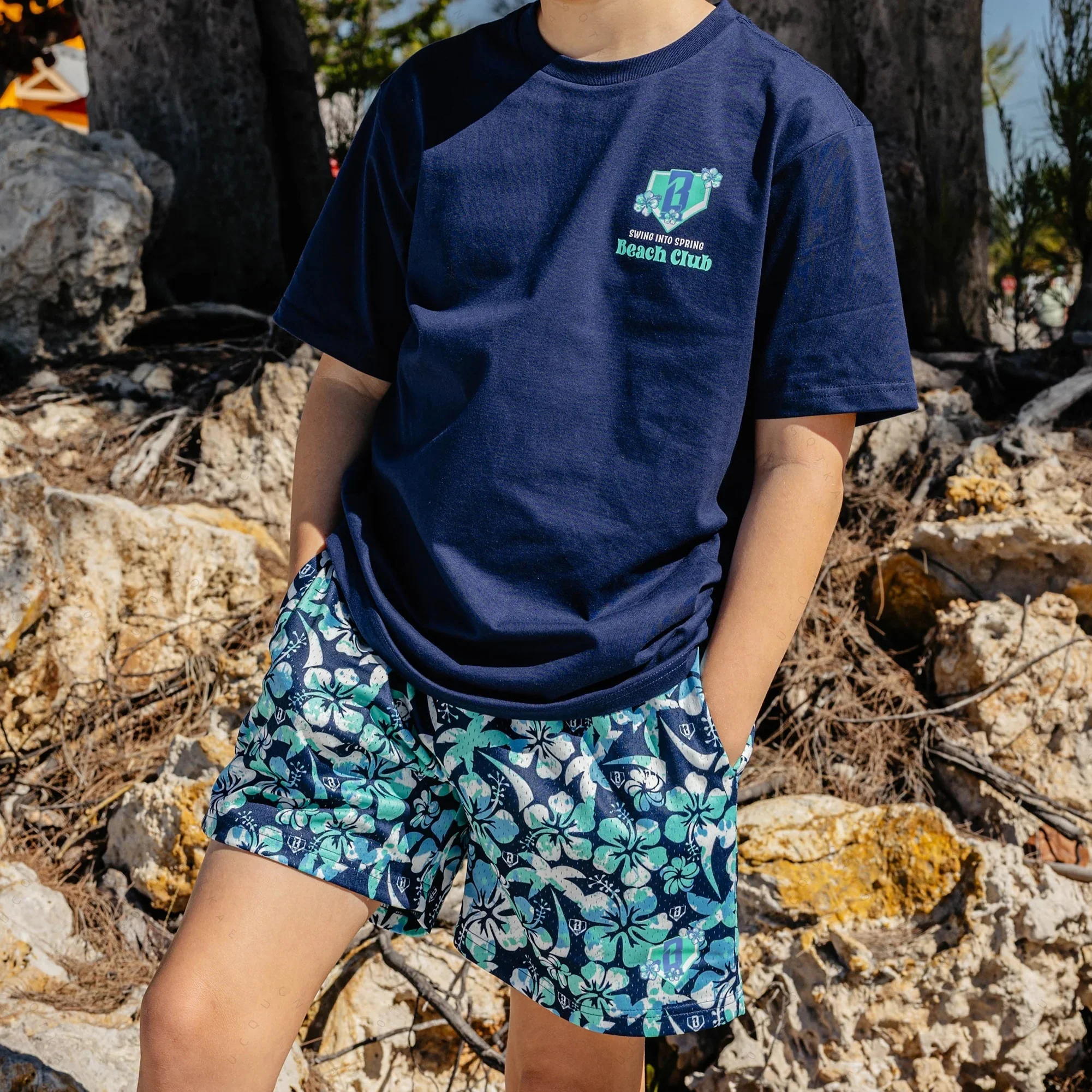 

Футболка-худи и шорты для мужчин и женщин 2026 Children Youth Baseball Lifestyle 101 Petal Play Beach Club, оверсайз, дышащие, для мотоциклистов