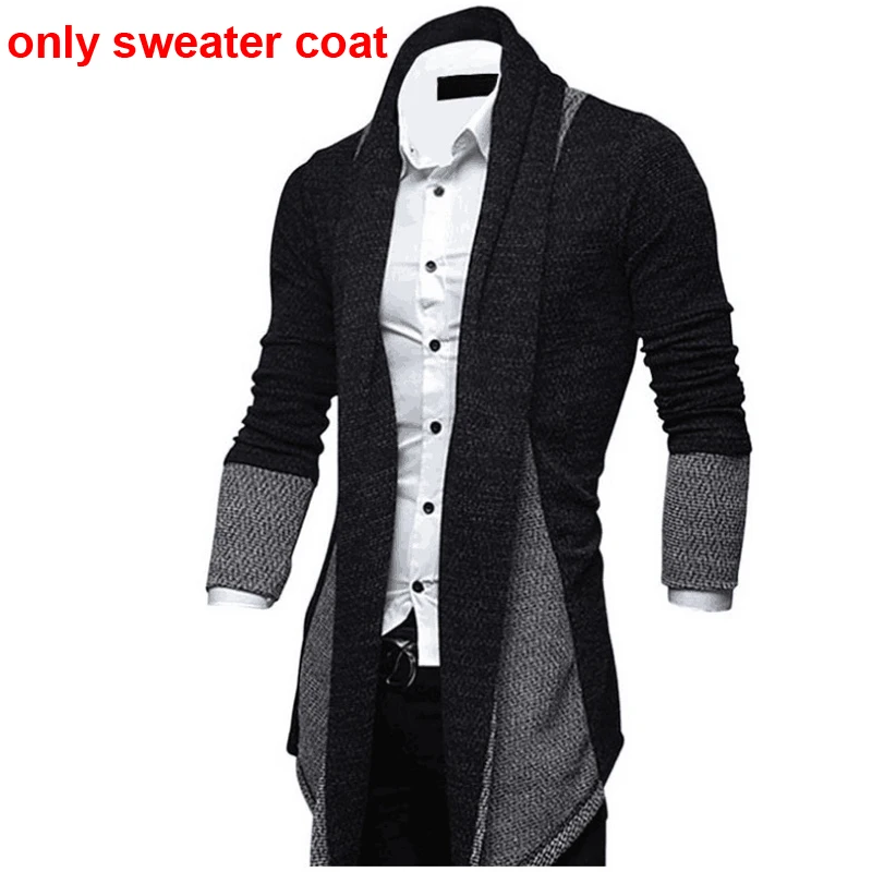 Men’s Sweaters Autumn Spring Scarf Collar Knitted Sweater Jackets Cardigan Coats Patchwork Men Clothing Casual Knitwear MY170 2 Men's Sweaters Autumn Spring Scarf Collar Knitted Sweater Jackets Cardigan Coats Patchwork Men Clothing Casual Knitwear MY170 2