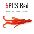 5 piezas Rojo