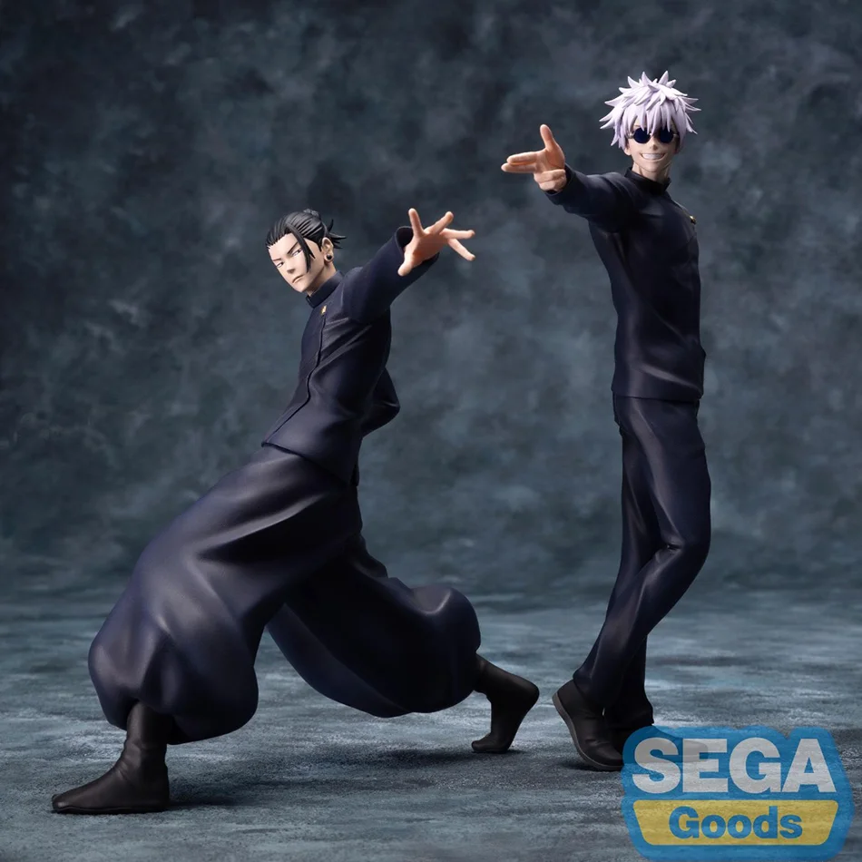 Anime Jujutsu Kaisen Figur 18cm Geto Suguru Gojo Satoru Actionfigur Modell PVC Puppe Spielzeug Sammlerstück Desktop-Accessoire Geschenk
