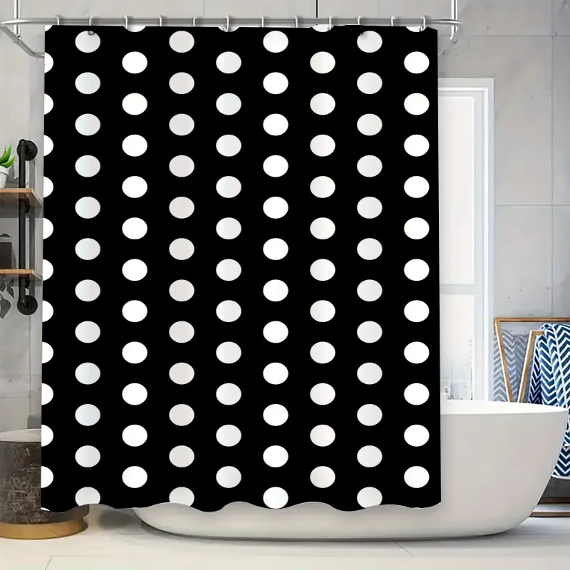 Unique Halloween-themed shower curtain featuring a scary green monster with glowing eyes perfect for haunted house decorations