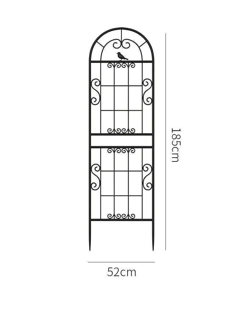 

Planting garden fence outdoor support simple wrought iron plant climbing frame