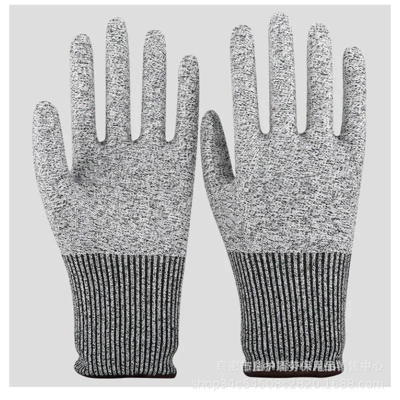 ‌Level 5 Cut-Resistant Gloves - Metal Wire Protection for Kitchen, Fishing & Crab Catching‌