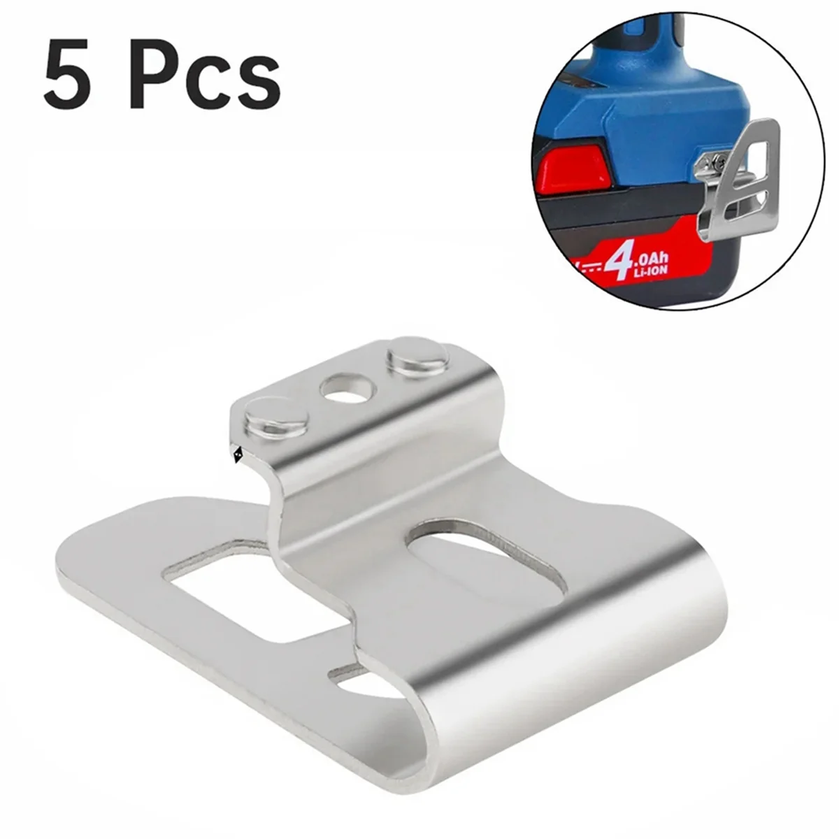 N18r 5 pçs resistência broca elétrica cinto clipe substituição ganchos suporte de ferramenta para brocas de impacto ferramenta cinto titular