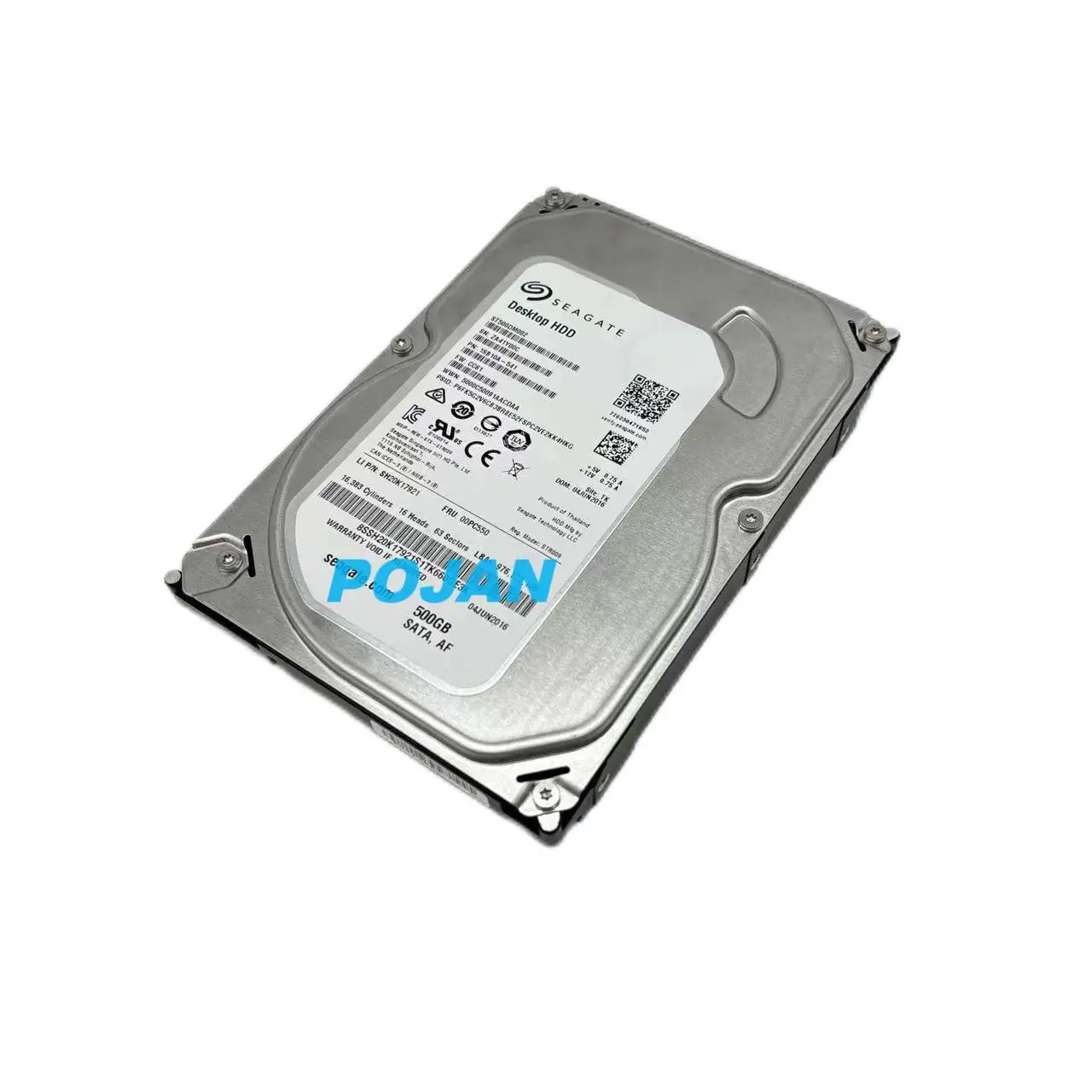 Imagem -03 - Pojan Hard Drive Disk com Firmware Cq10967051 500gb Sata w fw para h -p Designer Z6200 Hdd Cq109-67015 Printer Plotter Parts