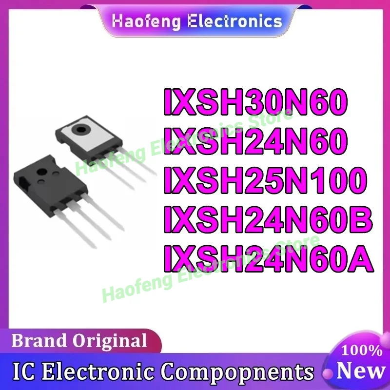 10 個 IXSH24N60 IXSH30N60 IXSH25N100 IXSH24N60B IXSH24N60A TO-247 直接挿入クイックリカバリ整流管