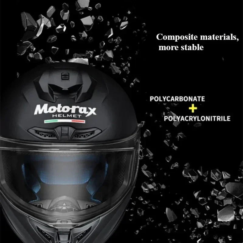 MOTORAX R50S Helmet Full Helmet Professional Racing Track Riding Capacete Four Season Low Noise Aerodynamics For Dukadi For BMW