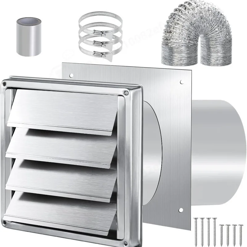 304-stainless-steel-vent-cover-outdoor-wind‑rain-proof-exhaust-hood-louver-ventilation-outlet-pipe-fitting