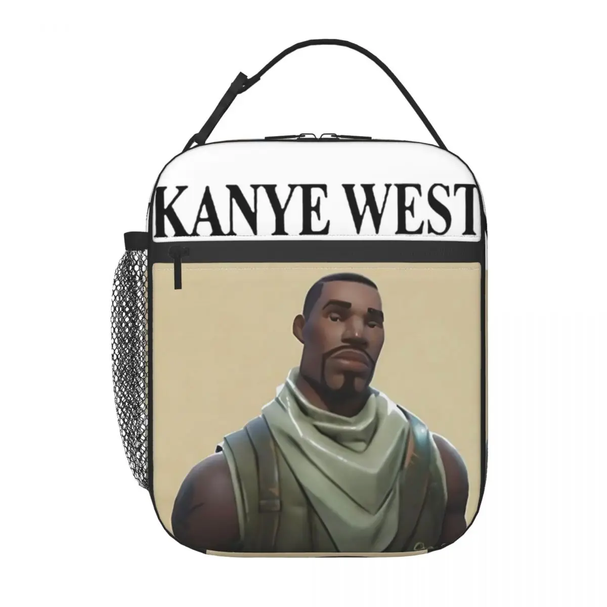 Lunch Box Funny Kanye West Meme accessori Hip Hop Rap Style Food Box causale Thermal Cooler Lunch Box per la scuola