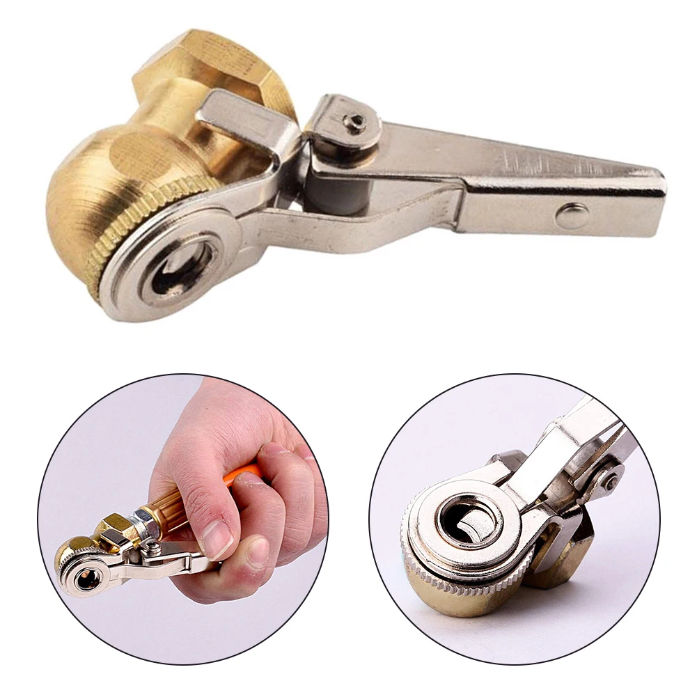 1 قطعة صمام نافخة 3/4 "عرافة مع 1/4" NPT أنثى الموضوع خرطوم السيارة بارب كليب على الكرة منفاخ لإطارات السيارة صمام موصل #2