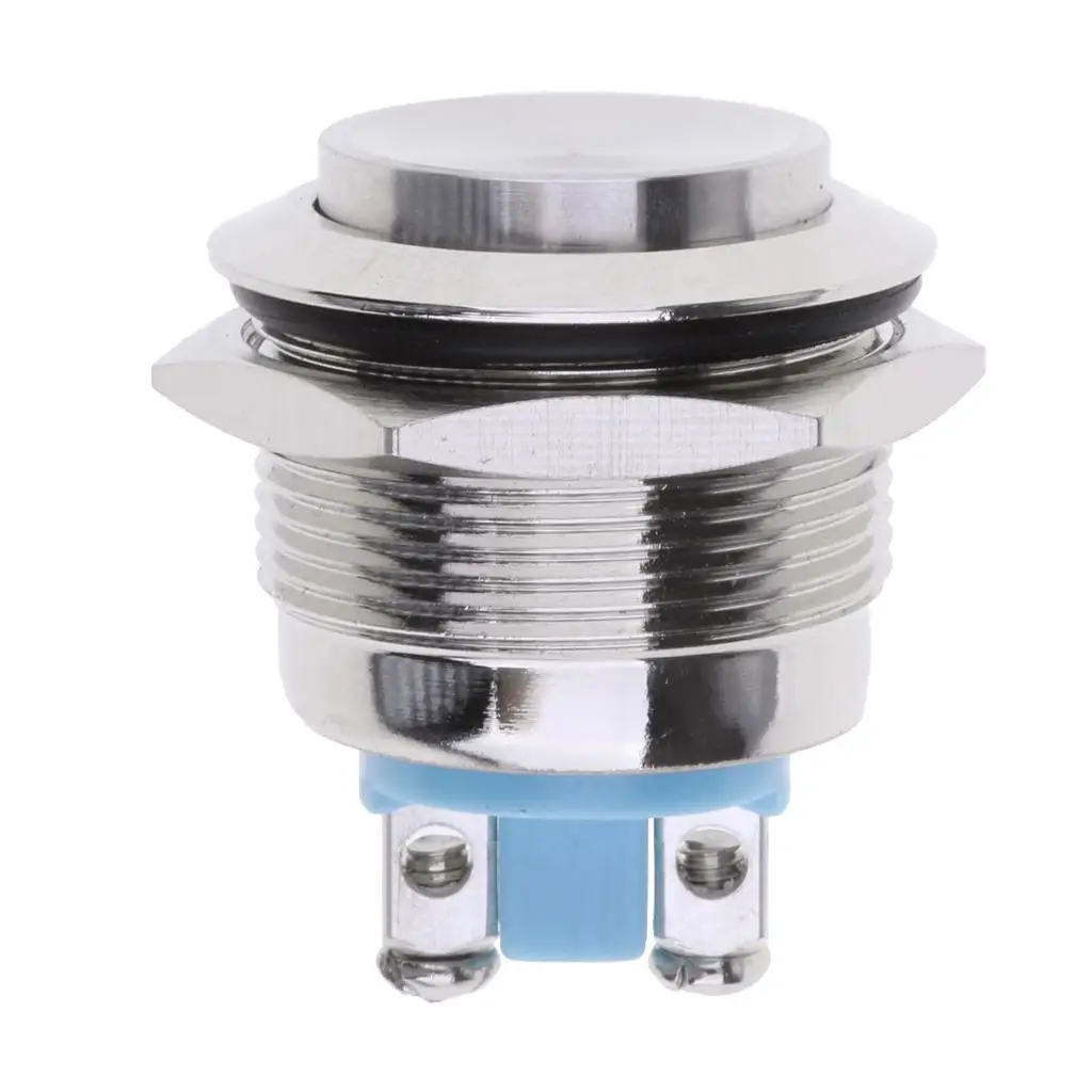 1NO Resetable 22mm Stainless Steel Waterproof Button Modified