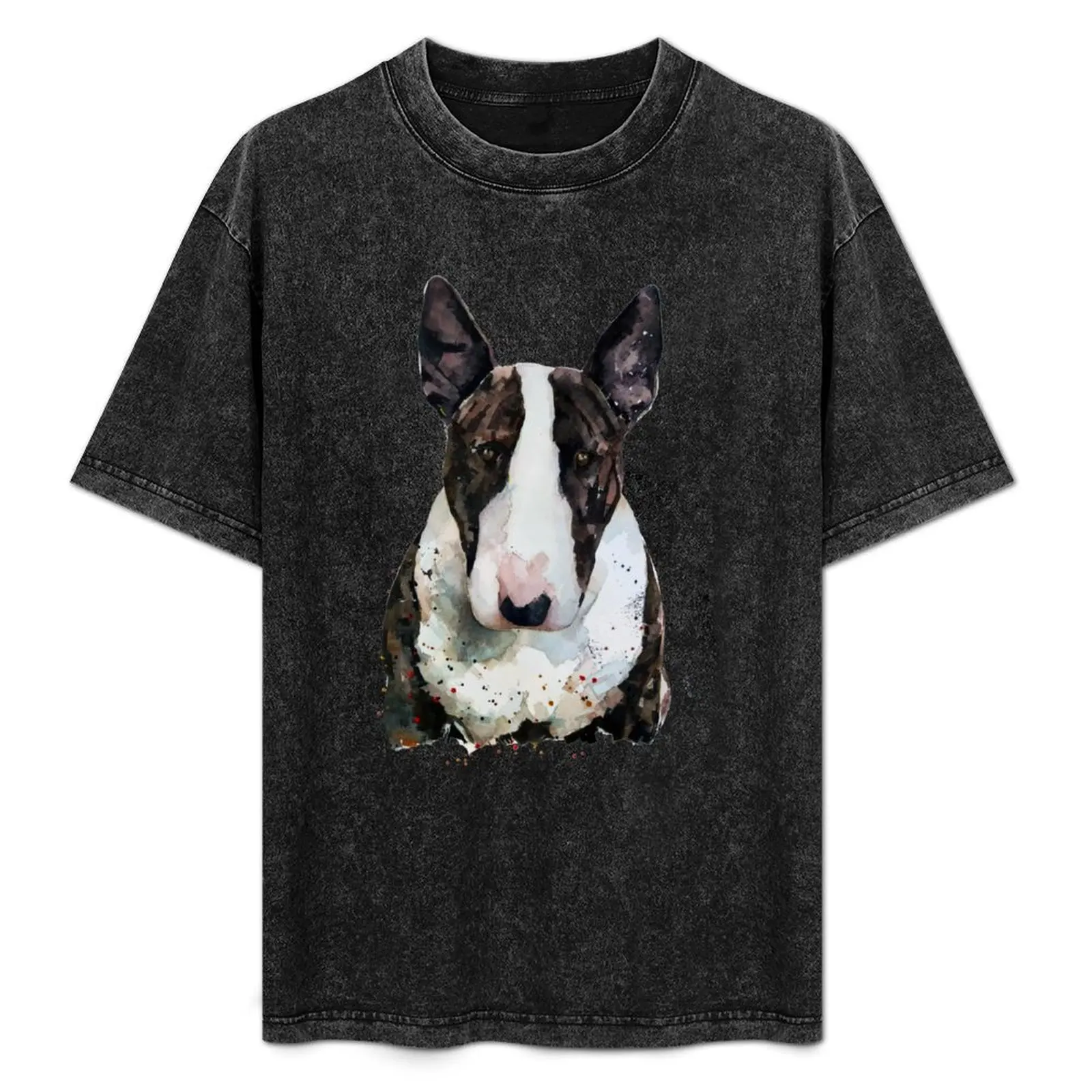 

Bull Terrier II Watercolour Art,Bull Terrier Art,Bull Terrier themed items.Bull Art,Bull gift T-Shirt