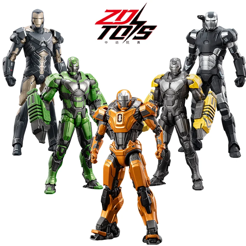Vengadores Tony Stark Iron Man MK26 MK36 MK15 MK2 máquina de guerra MK2 MK26 MK36 MK15 modelo de figura de acción juguetes regalos