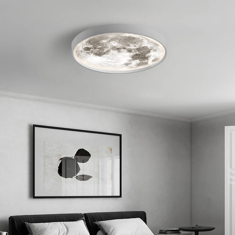 2023 Moon Chandelier Dimmable Led Ceiling Lamp Moon for Bedroom Dining Room Ceiling Lights Home Indoor Lighting Decor Lamp