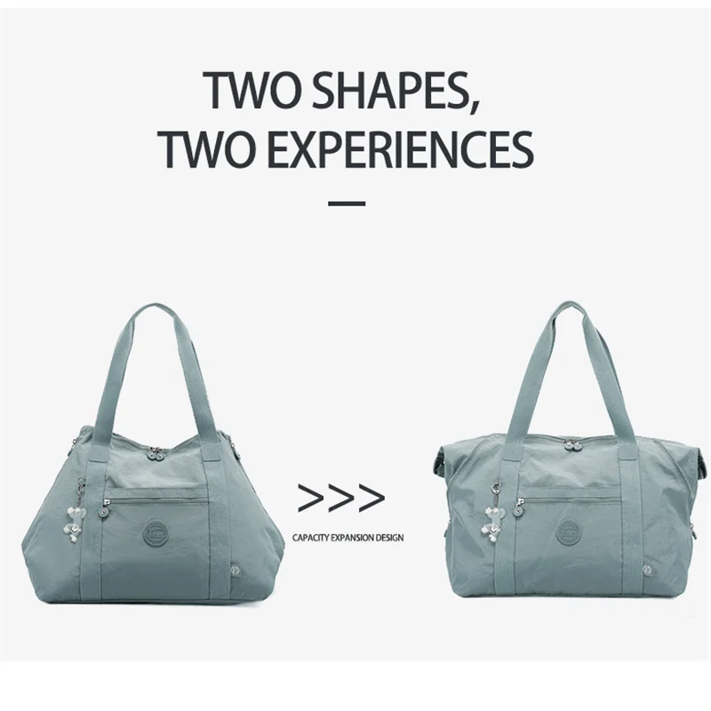 Nesitu High Quality Waterproof Lightweight Nylon A4 Men Women Handbag Shoulder Bag Purse Green Black Blue Red Pink Purple M1216