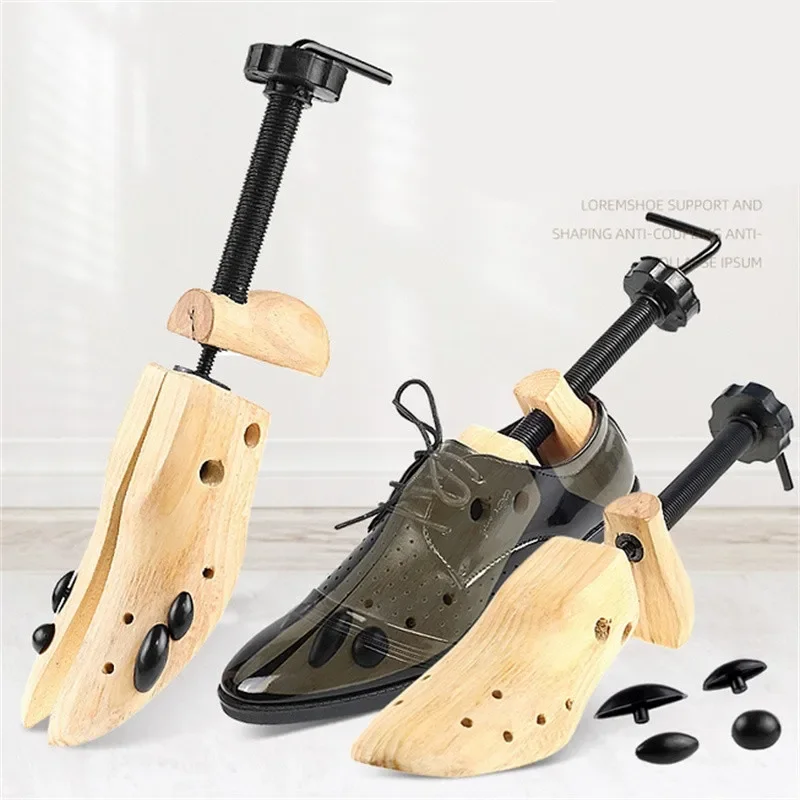 

Shoe Stretcher Wooden Shoes Tree Shaper Rack Pine Wood Shoe Tree Adjustable Flats Pumps Boots Expander Trees For Man Women