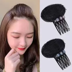 Flower Puff Hair Head Cushion Diamond Invisible Invisible Volume Hair Clip Hair Accessories Braid DIY Hair Styling Tool Lady