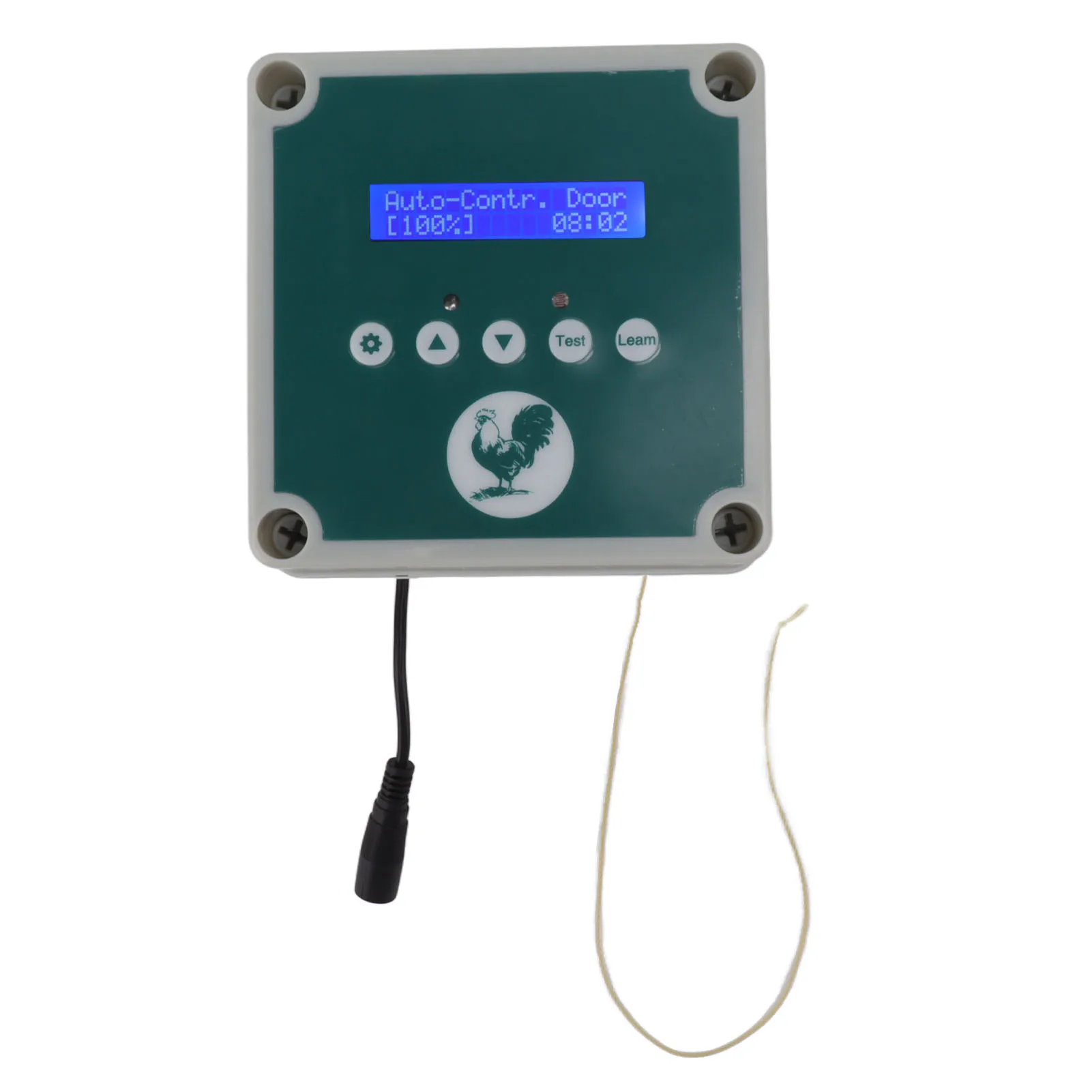 Electric Poultry House Door Motor Kit IP44 Waterproof Light Sensor Mode Automatic Chicken Coop Door Opener for Farm No Battery