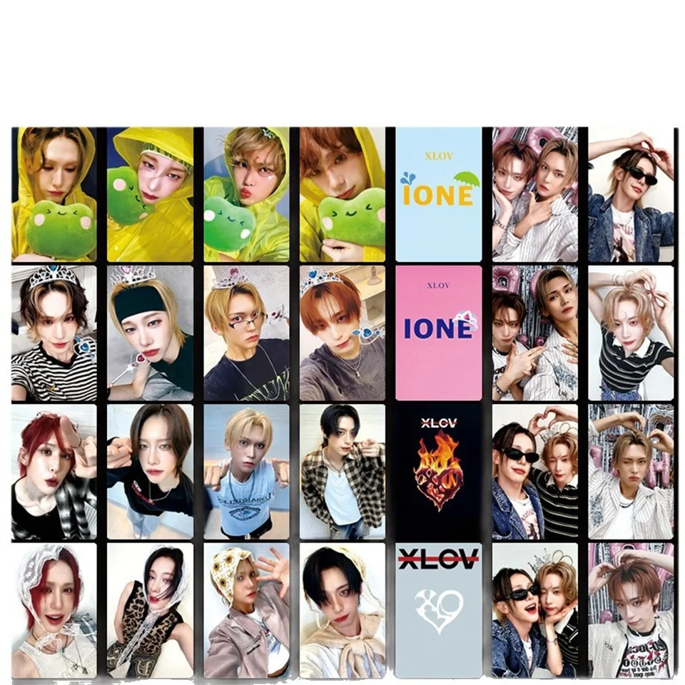 XLOV Second Single Album I ONE Fan Signing Card Bonus Card Bright