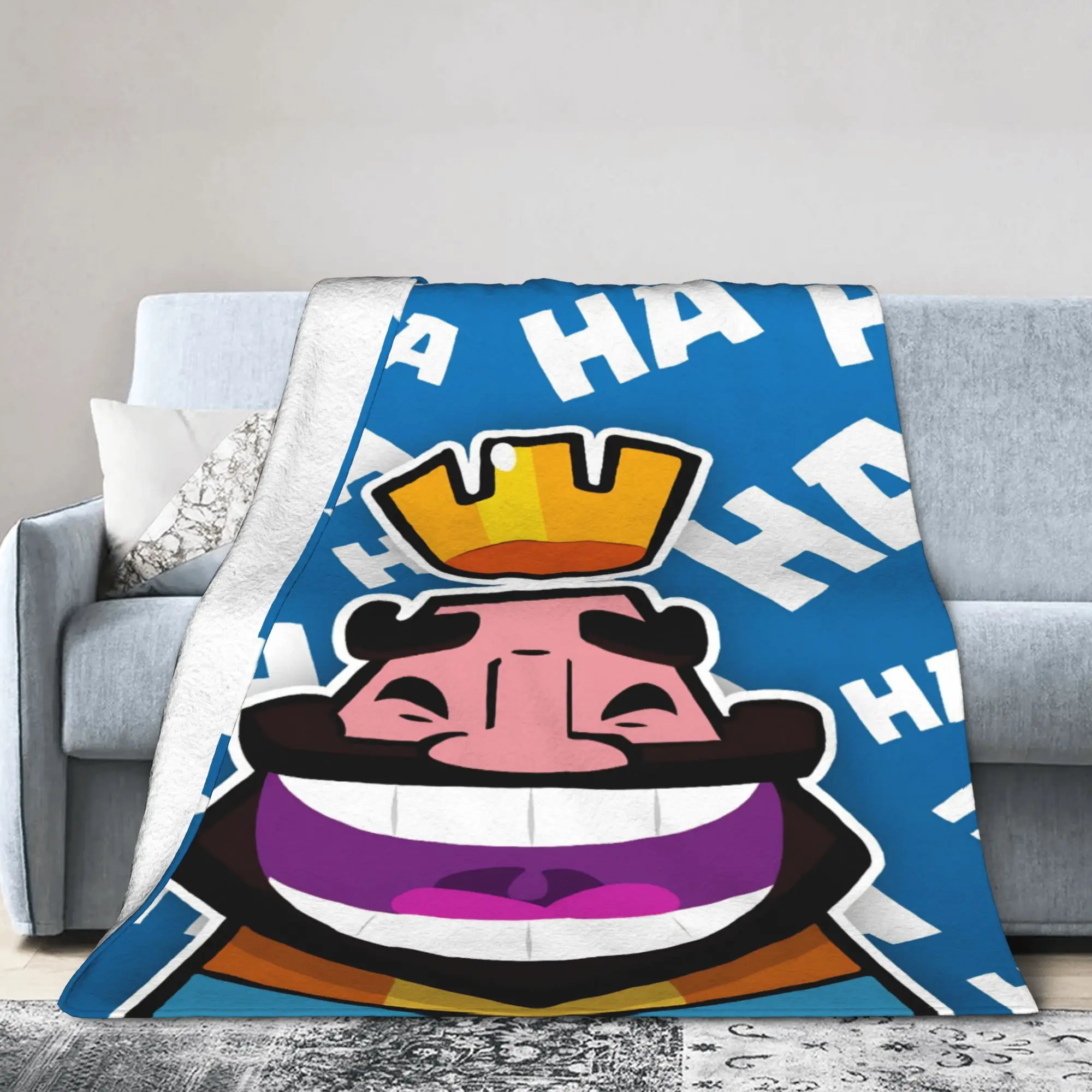 Clashes Royaleds Game بطانية صوف مضحكة دافئة رمي البطانيات للمفرش الصيفي #2