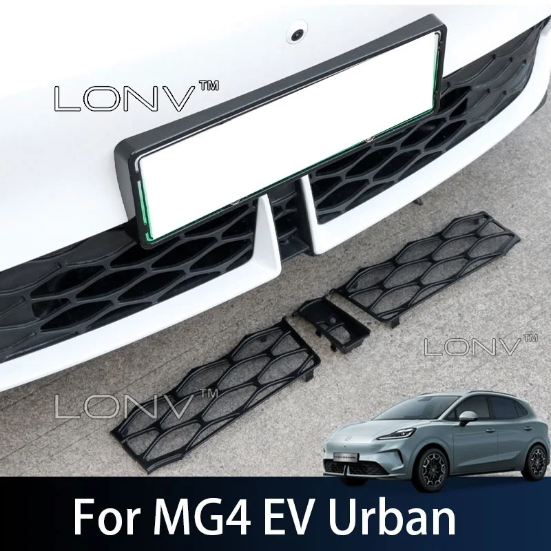 Für MG4 EV Urban 2026 2027 Auto Frontgrill-Schutzgitter Einlagen Netz Anti-Insekten-Netzabdeckung Stoßstangengitter Filter Auto-Zubehör