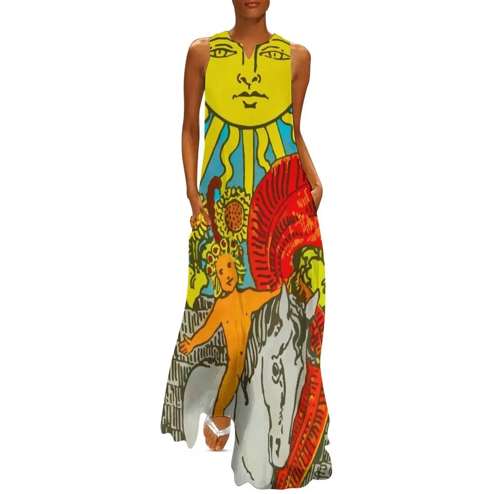 

Tarot - The Sun Long Dress ladies dresses for special occasion women clothes summer dress korean women Dress