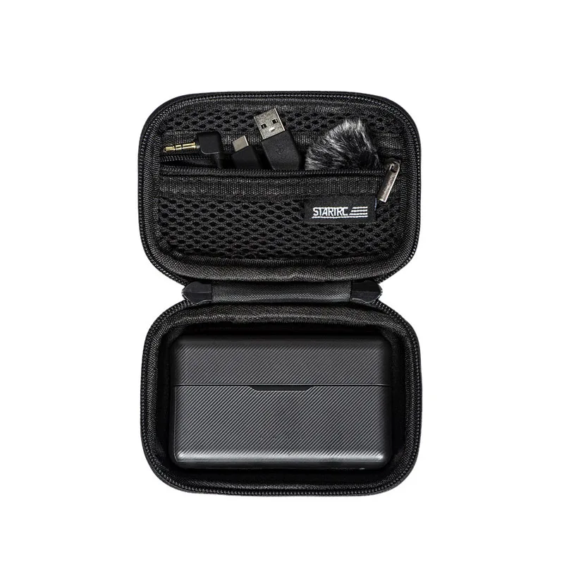 Caso de armazenamento portátil saco do plutônio à prova dwaterproof água bolsa ao ar livre anti-gota caso de transporte para dji mic microfone sem fio acessórios