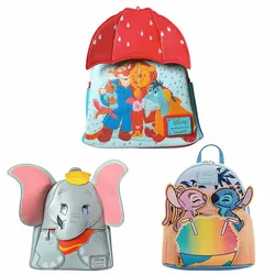 Dumbo Figuraler Dumbo Mini Rucksack  Winnie The Pooh Regnerischer Tag Mini Backpack Stitch Lady Double Shoulder Backpacks