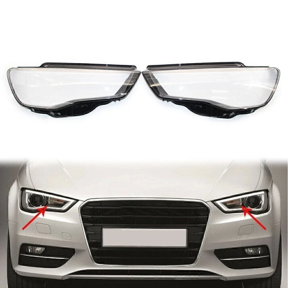 

8W0941043 8W0941044 Left Right Side Auto Front Headlight Headlamp Lens Cover Glass Lampshade Shell For A4 B9 2016-2019
