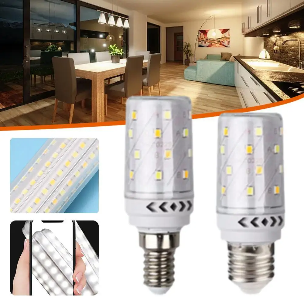 LED Corn Bulb E27 E14 Light Bulb 220V LED Lamp Chandelier Candle Light For Home Decoration