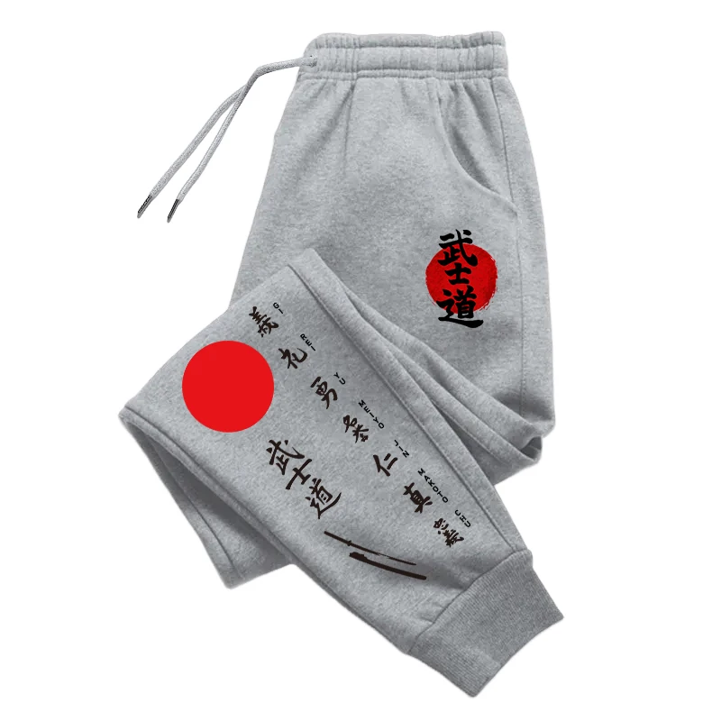 Japan Bushido Print Jogginghose 2025, brandneue Herren-Casual-Sport-Jogginghose, männlich, Zuhause, Outdoor, Komfort, vielseitig, weiche Hose – Detail 5