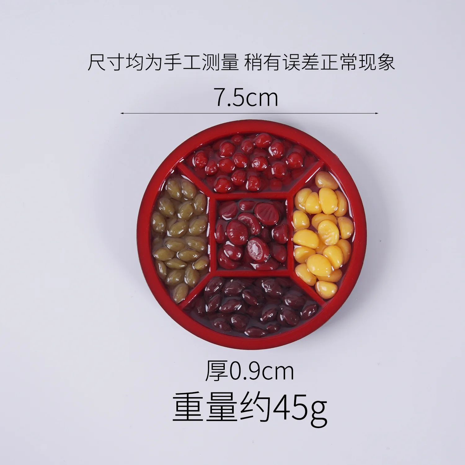 Artificial Rice Red Beans Mung Beans Fruit Box Fruit Plate Mini Refrigerator Stickers Props Furniture Decorations Home Decor