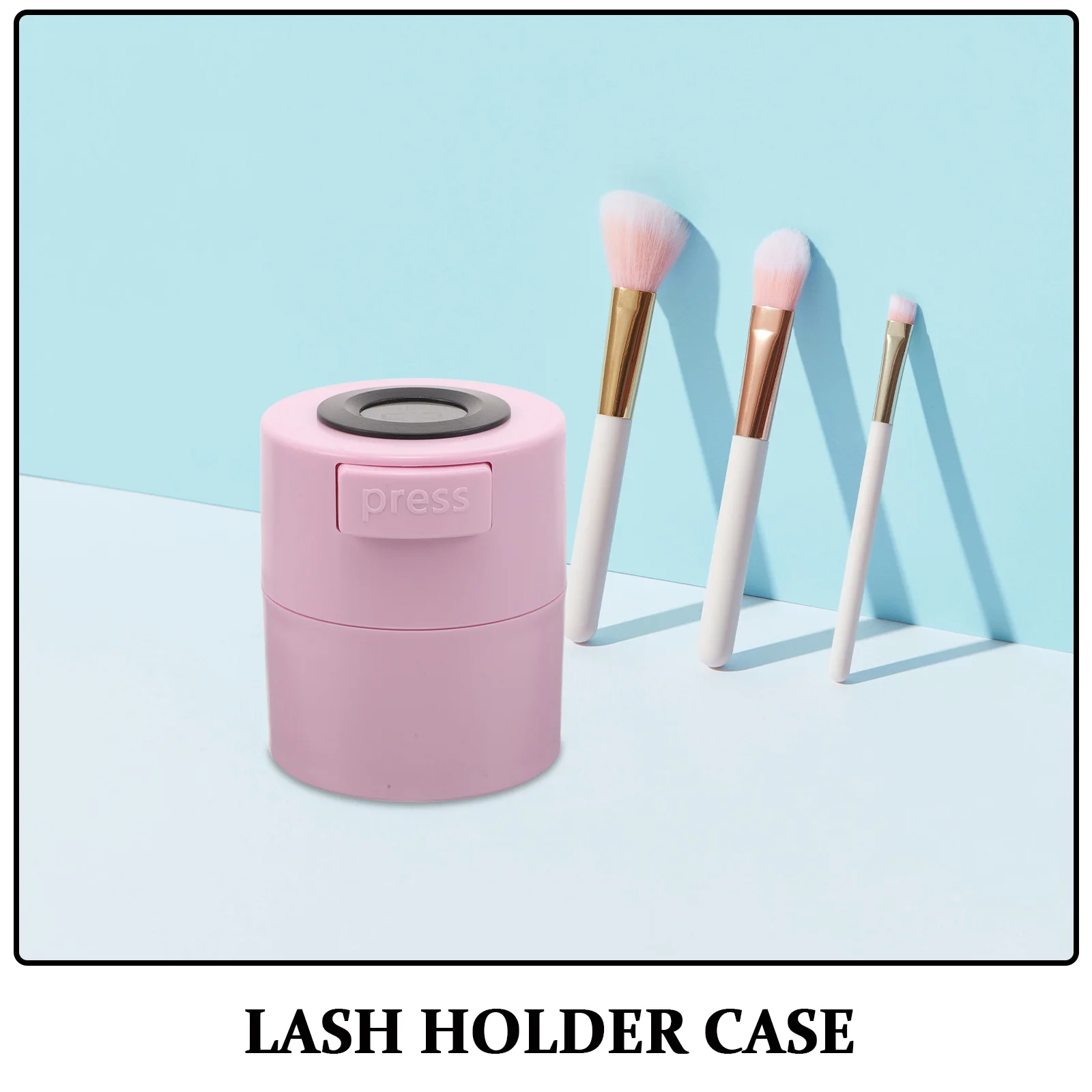 Airtight Lash Glue Storage Jar Eyelash Extension Holder With Temperature Humidity Display Leak-Proof Container For Salon