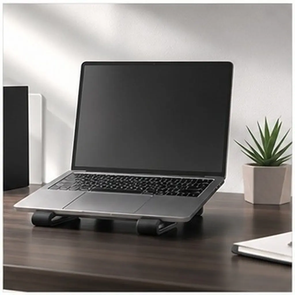 2Pcs Laptop Elevation Stand Portable Notebook Riser Ergonomic Heightening Laptop Holder Cooling Support Notebook Desk Riser