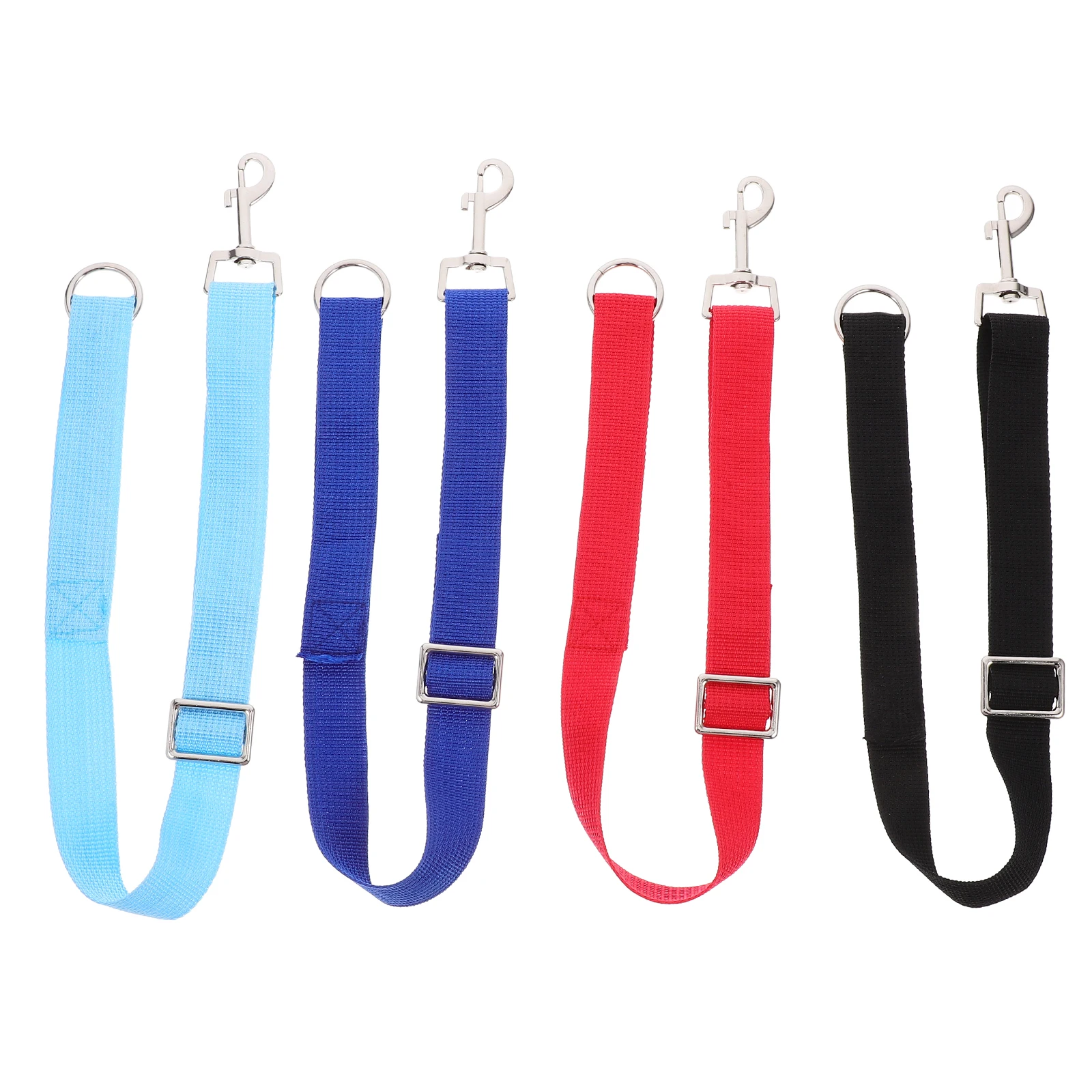 

4 Pcs Bucket Harness Horse Holder Hook Strap Suspenders Nipple Handle Feed Nylon Barn Accessories