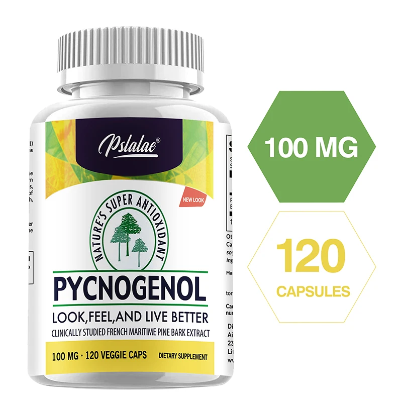 

Pycnogenol - Antioxidant, Cardiovascular Health, Reduces Wrinkles and Fine Lines, Improves Cognitive Function