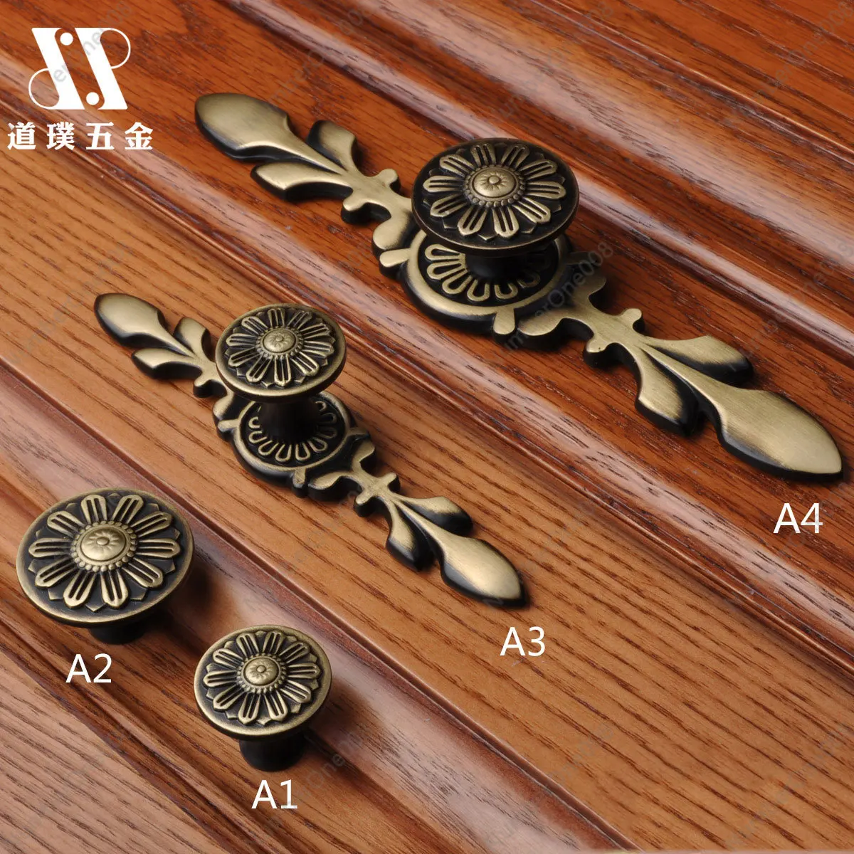 American handle cabinet drawer wardrobe European French retro full brass cabinet cabinet door antique copper door handle