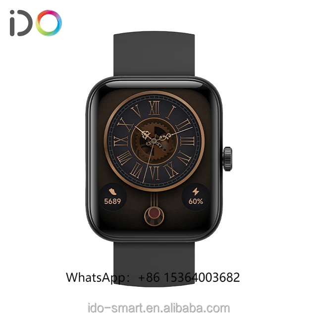 

TJXL-1.85" Fashion Smart Watch Manufacturer GPS Built-in BT Calling 3ATM Waterproof Health tracker RoHS CE FCC Certified Long-la