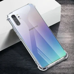 Airbag Anti Drop Phone Cases for Samsung Galaxy Note10 Note 10 Plus Lite 10Plus 10Lite 5G Soft Clear Shockproof Bumper Cover Bag