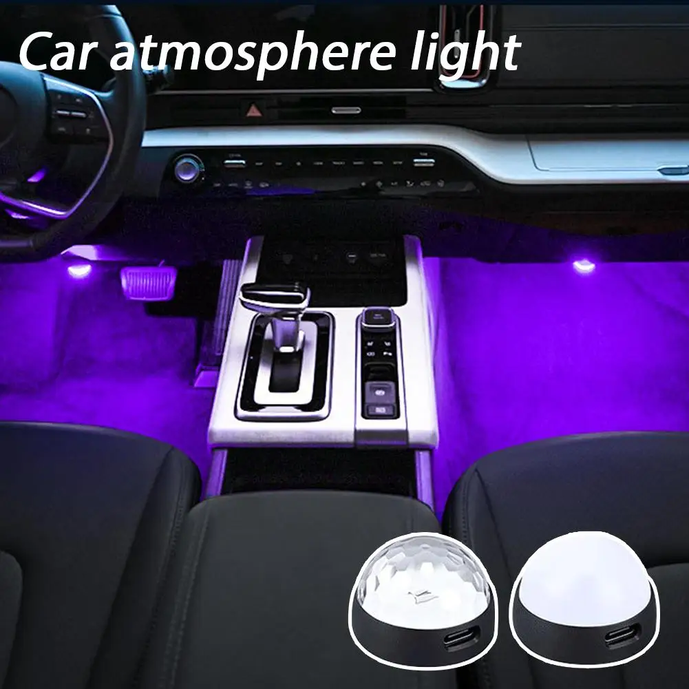 

Wireless Adhesive LED Car Interior Ambient Light Remote Decor Atmosphere Bicycle Lamp Tail Light Foot Roof Auto Control L1B4