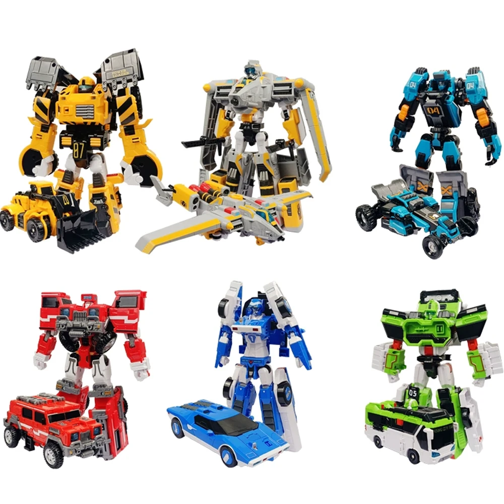 Nuovo Tobot Deformazione Auto Action Figure WILDCHIEF TACHYON JETTHUNDER Trasformare Combinato Mecha Robot Brothers Tobot L Veicolo Giocattolo