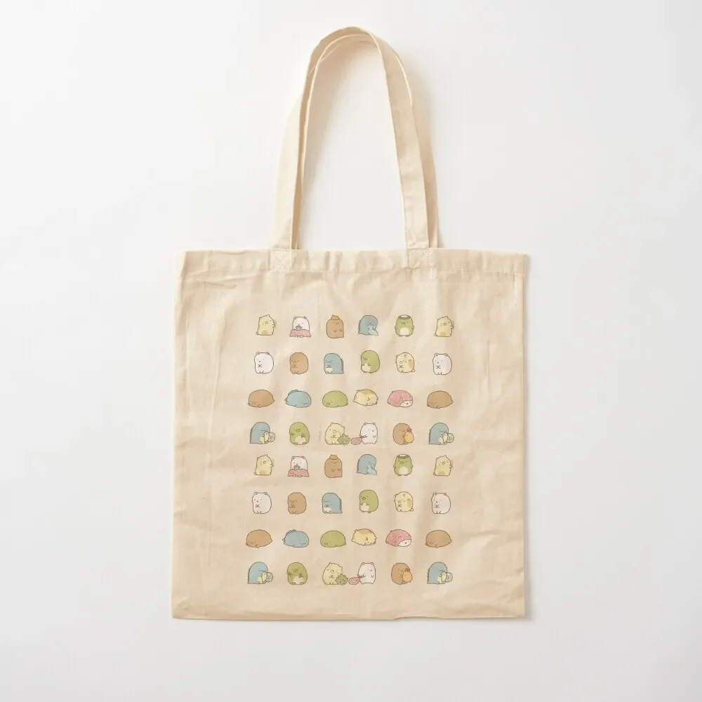 

Sumikko Gurashi Pattern Tote Bag tote bags aesthetic personalized foldable reusable supermarket folding