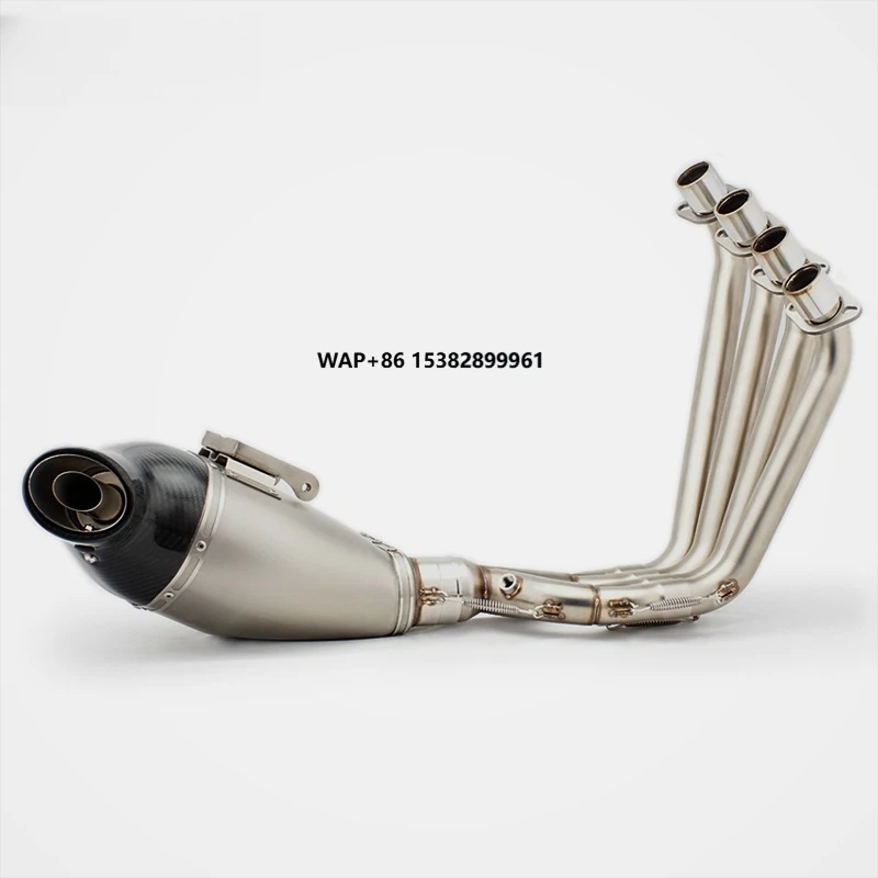 Forsound for Cb650r Low Mount Full-System Exhaust 2021-2025 Stainless Steel Tip 4-Into-2 Header Removable DB Killer ODM