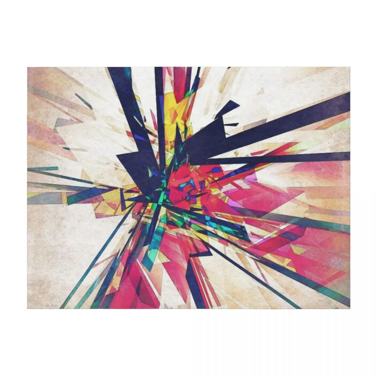 

Abstract Geometry Throw Blanket Plaid blankets ands Designers bed plaid Blankets