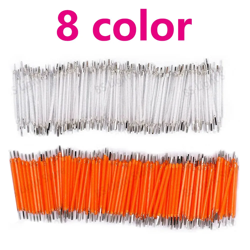 New Type LED Filament 38-40mm 3V 2200k Warm White Pink Red Blue Green Purple Edison Light Bulb DIY Home Lighting Light Source