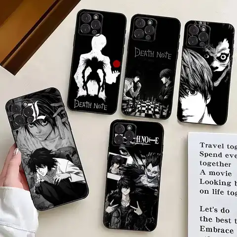 M-Manga D-Death N-Note R-Ryuk DNR Phone Case Silicone Soft For IPhone 17 16 15 14 13 12 11 X XR Plus Pro Max Plus