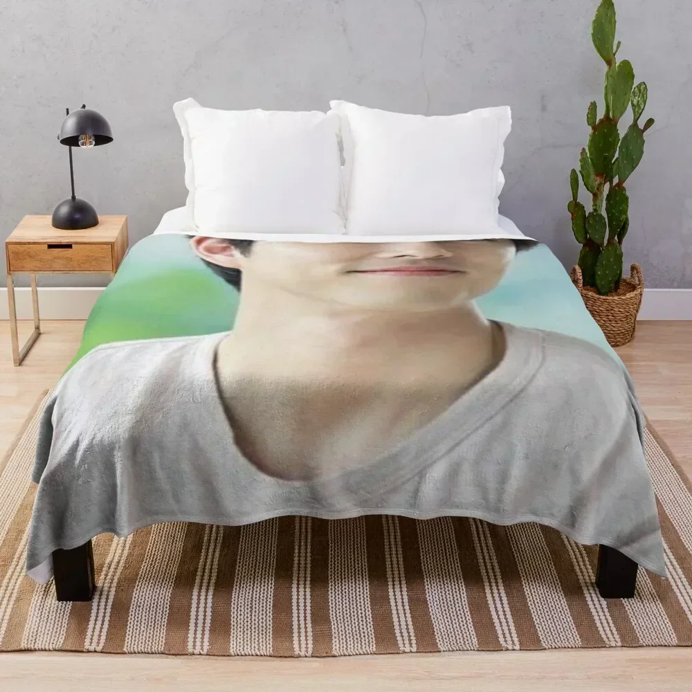 

Gong Yoo Throw Blanket Plaid on the sofa Large Soft Winter beds Blankets